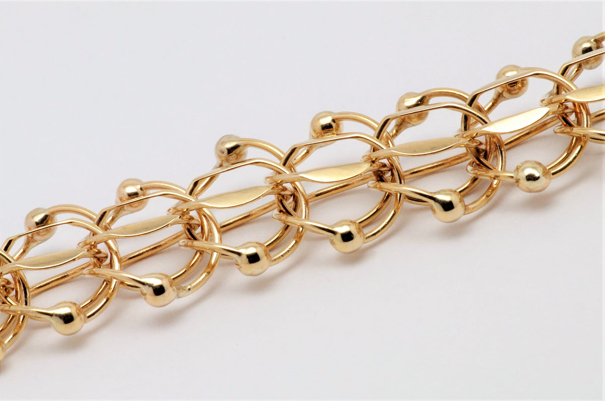 10K Gold Bracelet / Charm Bracelet - 7 1/4 inches – Timeline Jewelry